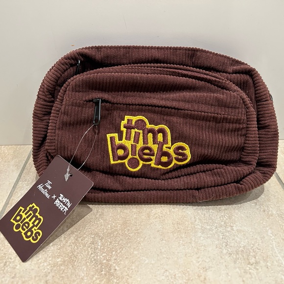Tim Hortons Tim biebs Justin bieber Fanny pack pouch brand new - Picture 1 of 3